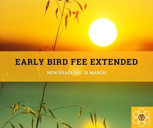 Early bird fee extended